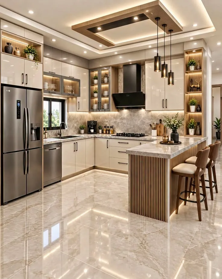 Villa Interiors Modular Kitchen Design